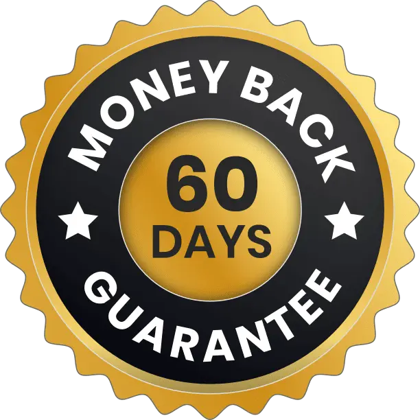 KetoVera 60 day money back guarantee badge