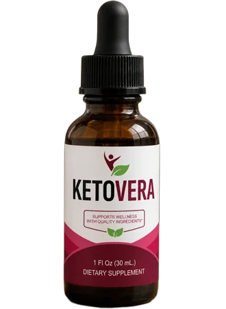 KetoVera natural weight loss supplement bottle front view